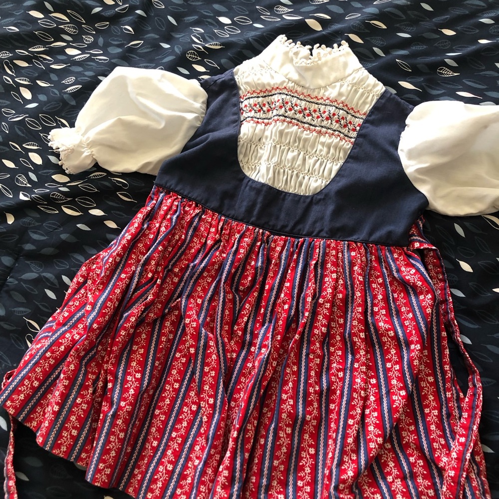 Custom size 18 mos/24 mos (no size/tags) dirndl!